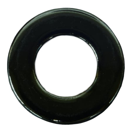 Midwest Fastener Flat Washer, For Screw Size 1/14" , Steel Black Chrome Finish, 15 PK 34422